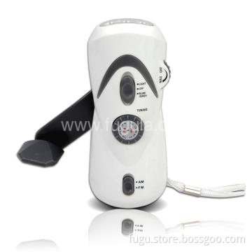 Solar FM/Am Radio LED Torch Light Hand Crank